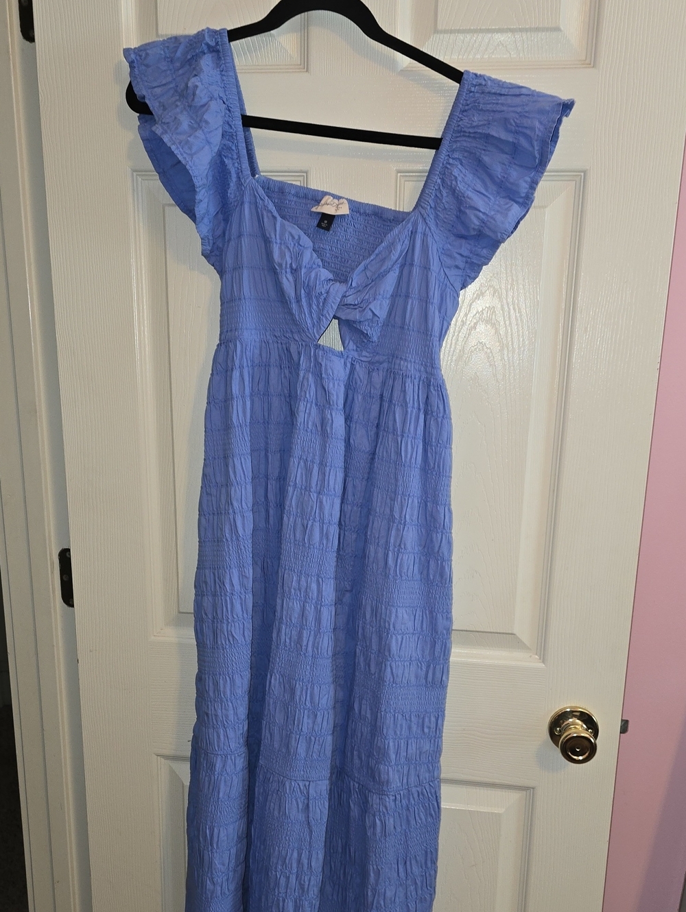 Universal Thread Periwinkle Smocked Maxi‎ Dress